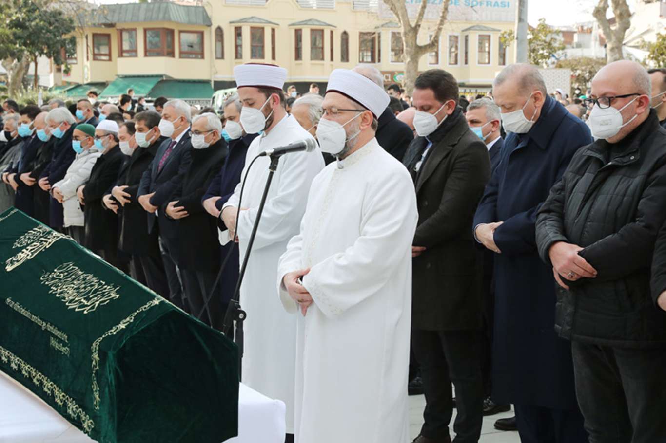 Cumhurbaşkanı Erdoğan, Bahadıroğlu’nun cenaze törenine katıldı